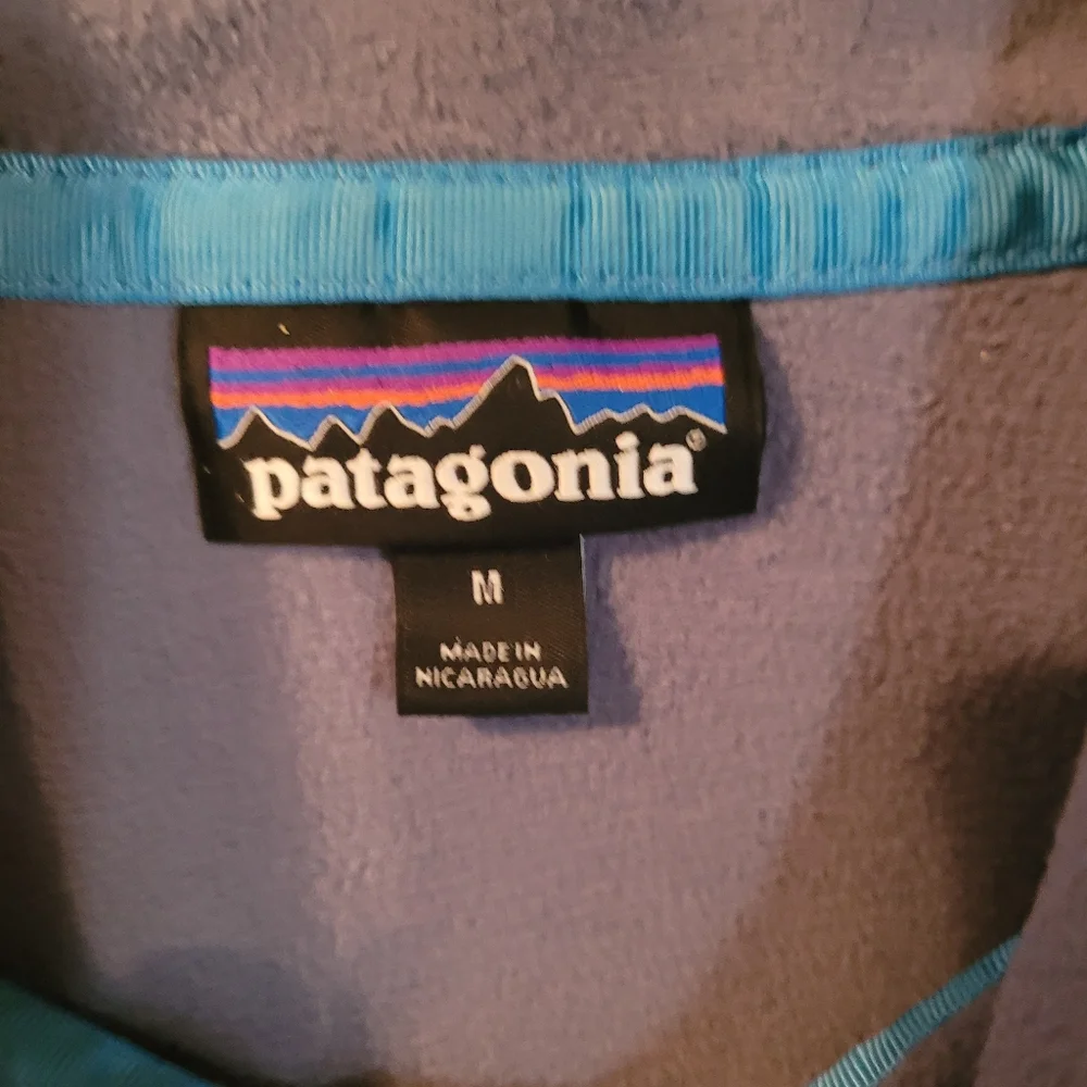 Patagonia Micro D Fleece Snap Mens Pullover - M.        A4 - Picture 4 of 6